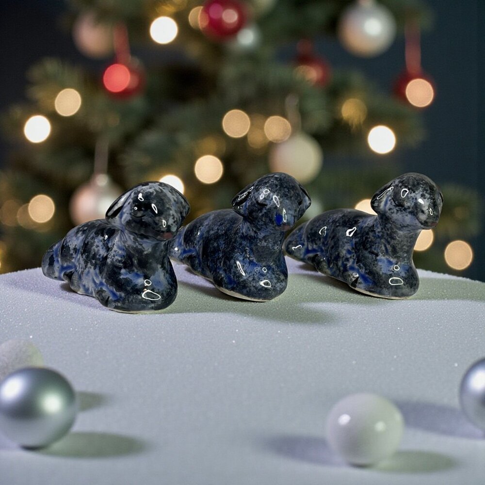 Christmas Nativity Scene Lambs, Set of 3